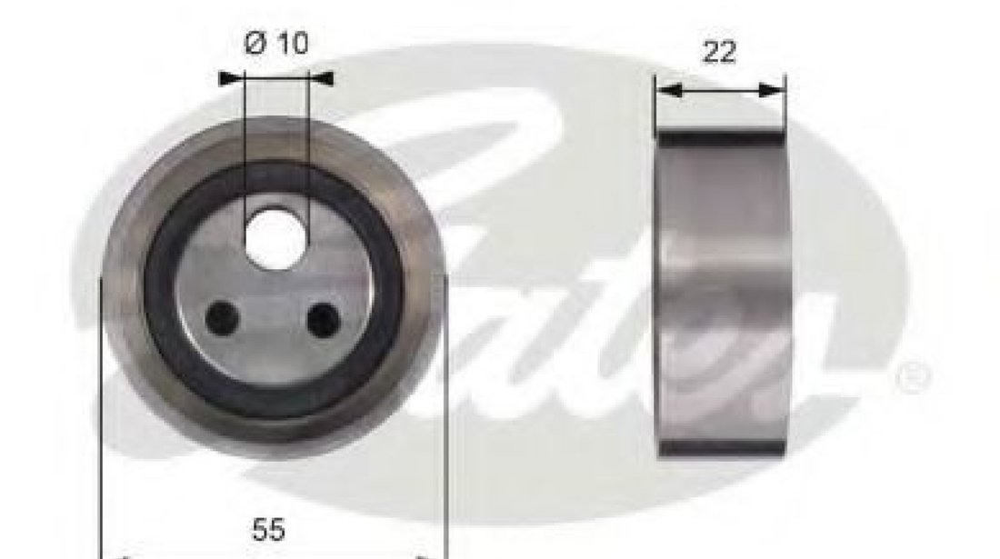 Rola intinzator,curea distributie DACIA LOGAN MCV (KS) (2007 - 2016) GATES T41155 piesa NOUA