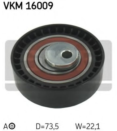 Rola intinzator,curea distributie DACIA SANDERO II (2012 - 2016) SKF VKM 16009 piesa NOUA