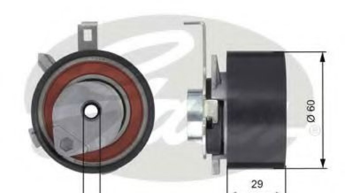 Rola intinzator,curea distributie FORD TOURNEO CONNECT (2002 - 2016) GATES T43115 piesa NOUA