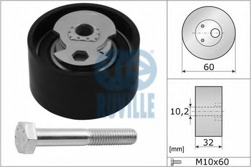 Rola intinzator,curea distributie FORD TRANSIT platou / sasiu (E) (1994 - 2000) RUVILLE 55240 piesa ...