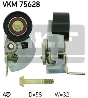 Rola intinzator,curea distributie HYUNDAI GETZ (TB) (2002 - 2010) SKF VKM 75628 piesa NOUA