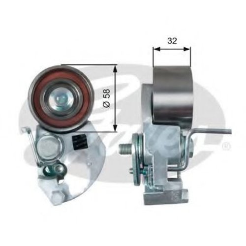 Rola intinzator,curea distributie KIA CEED Hatchback (ED) (2006 - 2012) GATES T43133 piesa NOUA