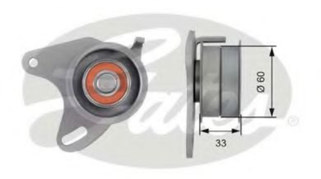 Rola intinzator,curea distributie KIA K2500 (SD) (2003 - 2016) GATES T42129 piesa NOUA