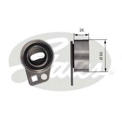 Rola intinzator,curea distributie LAND ROVER FREELANDER (LN) (1998 - 2006) GATES T41275 piesa NOUA