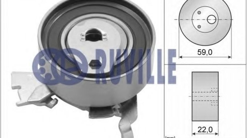 Rola intinzator,curea distributie OPEL ASTRA F Combi (51, 52) (1991 - 1998) RUVILLE 55315 piesa NOUA