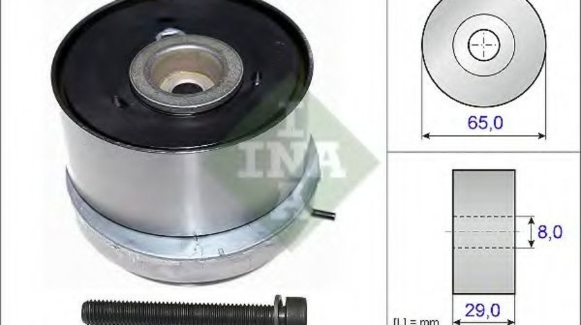 Rola intinzator,curea distributie OPEL ASTRA G Combi (F35) (1998 - 2009) INA 531 0779 10 piesa NOUA