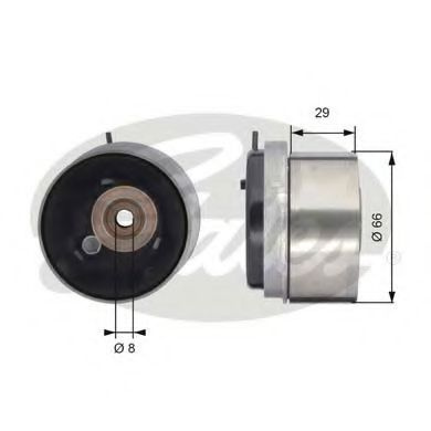 Rola intinzator,curea distributie OPEL CORSA D (2006 - 2016) GATES T43143 piesa NOUA