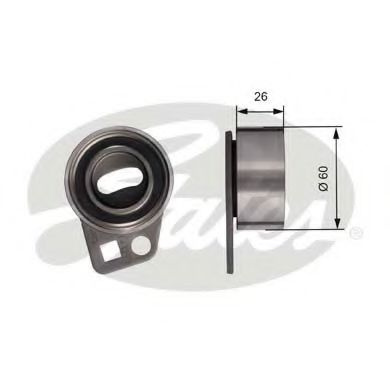 Rola intinzator,curea distributie ROVER 25 (RF) (1999 - 2005) GATES T41275 piesa NOUA