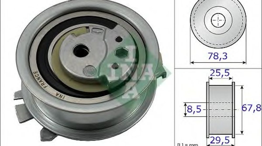 Rola intinzator,curea distributie SEAT ALTEA (5P1) (2004 - 2016) INA 531 0825 10 piesa NOUA