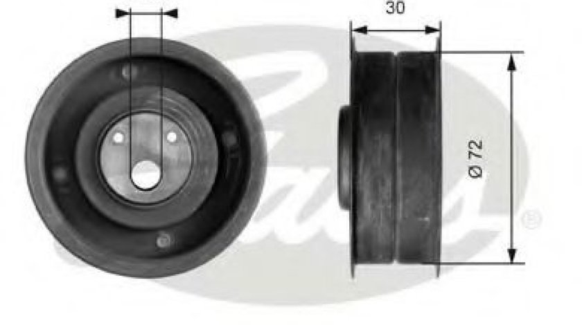 Rola intinzator,curea distributie SEAT CORDOBA (6K1, 6K2) (1993 - 1999) GATES T41080 piesa NOUA