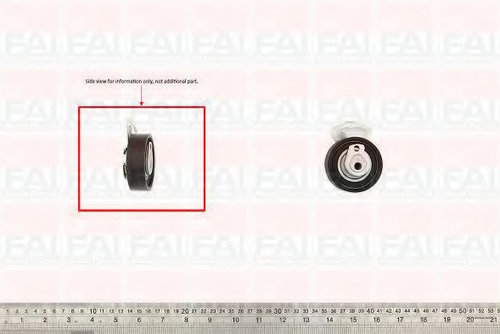 Rola intinzator,curea distributie SKODA FABIA II Combi (2007 - 2014) FAI AutoParts T9357 piesa NOUA