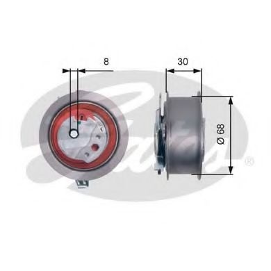 Rola intinzator,curea distributie VW GOLF PLUS (5M1, 521) (2005 - 2013) GATES T43219 piesa NOUA