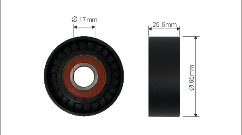 Rola intinzator,curea transmisie (0591 CAFFARO) Citroen,FORD,MAZDA,MINI,PEUGEOT,SUZUKI,TOYOTA,VOLVO