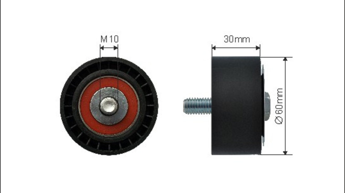 Rola intinzator,curea transmisie (29626 CAFFARO) SUZUKI