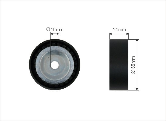 Rola intinzator,curea transmisie (33399 CAFFARO) AUDI,SEAT,SKODA,VW