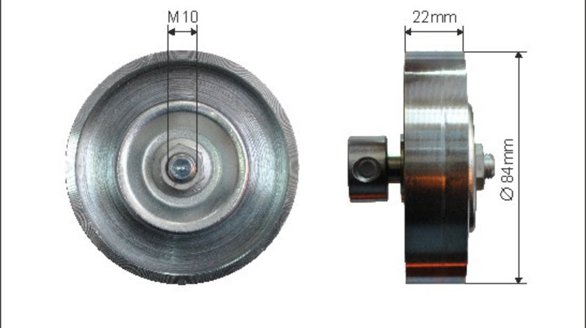 Rola intinzator,curea transmisie (500041 CAFFARO) NISSAN