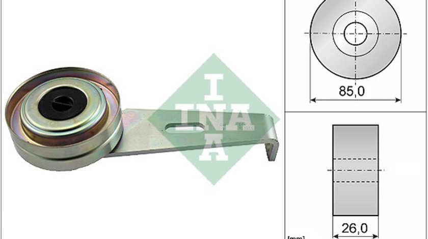 Rola intinzator,curea transmisie (531009710 INA) Citroen,FIAT,LADA,LANCIA,PEUGEOT,SUZUKI