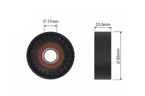 ROLA INTINZATOR CUREA TRANSMISIE, ABARTH 500/595/695, GRANDE PUNTO, ALFA ROMEO GIULIETTA, MITO, FIAT...