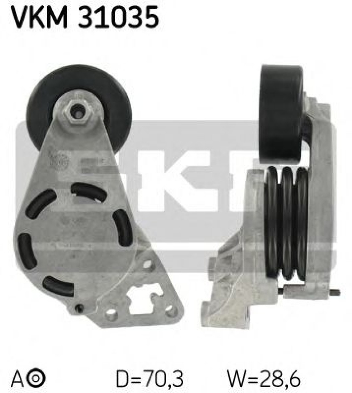 Rola intinzator,curea transmisie AUDI A2 (8Z0) (2000 - 2005) SKF VKM 31035 piesa NOUA