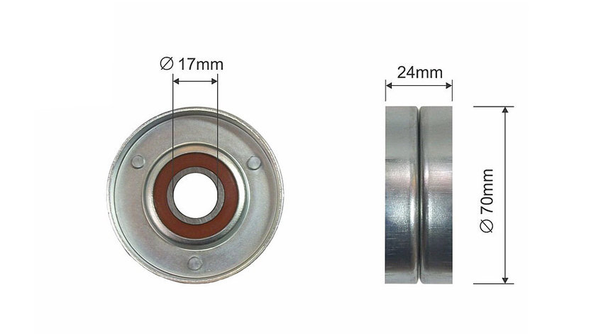 ROLA INTINZATOR CUREA TRANSMISIE, AUDI A3, SEAT CORDOBA, CORDOBA VARIO, IBIZA II, INCA, LEON, SKODA OCTAVIA I, VW BORA, CADDY II, GOLF IV, POLO, POLO CLASSIC 1.9 11.95-03.10