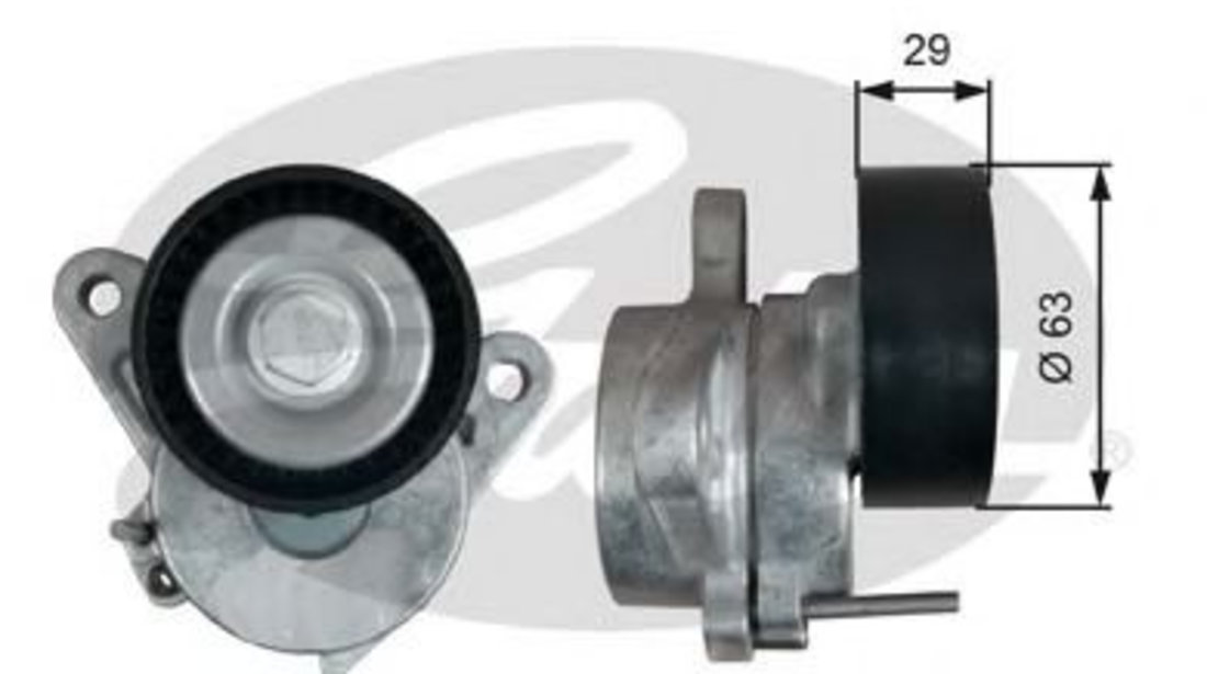 Rola intinzator,curea transmisie AUDI A3 Cabriolet (8V7) (2013 - 2016) GATES T39292 piesa NOUA