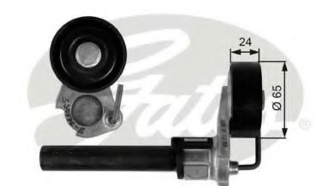 Rola intinzator,curea transmisie AUDI A3 Cabriolet (8P7) (2008 - 2013) GATES T39087 piesa NOUA