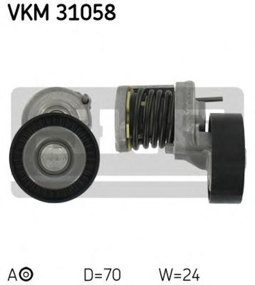 Rola intinzator,curea transmisie AUDI A4 (8K2, B8) (2007 - 2015) SKF VKM 31058 piesa NOUA