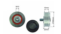 ROLA INTINZATOR CUREA TRANSMISIE, AUDI A4 B5, A4 B...