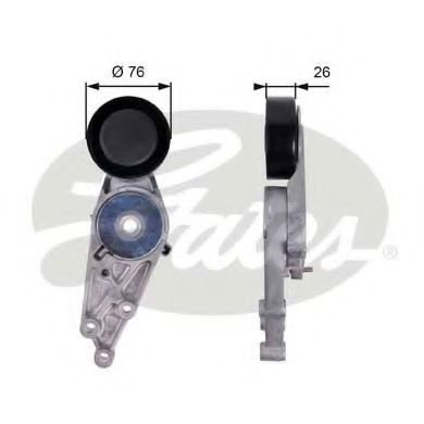 Rola intinzator,curea transmisie AUDI A6 Avant (4A, C4) (1994 - 1997) GATES T38151 piesa NOUA