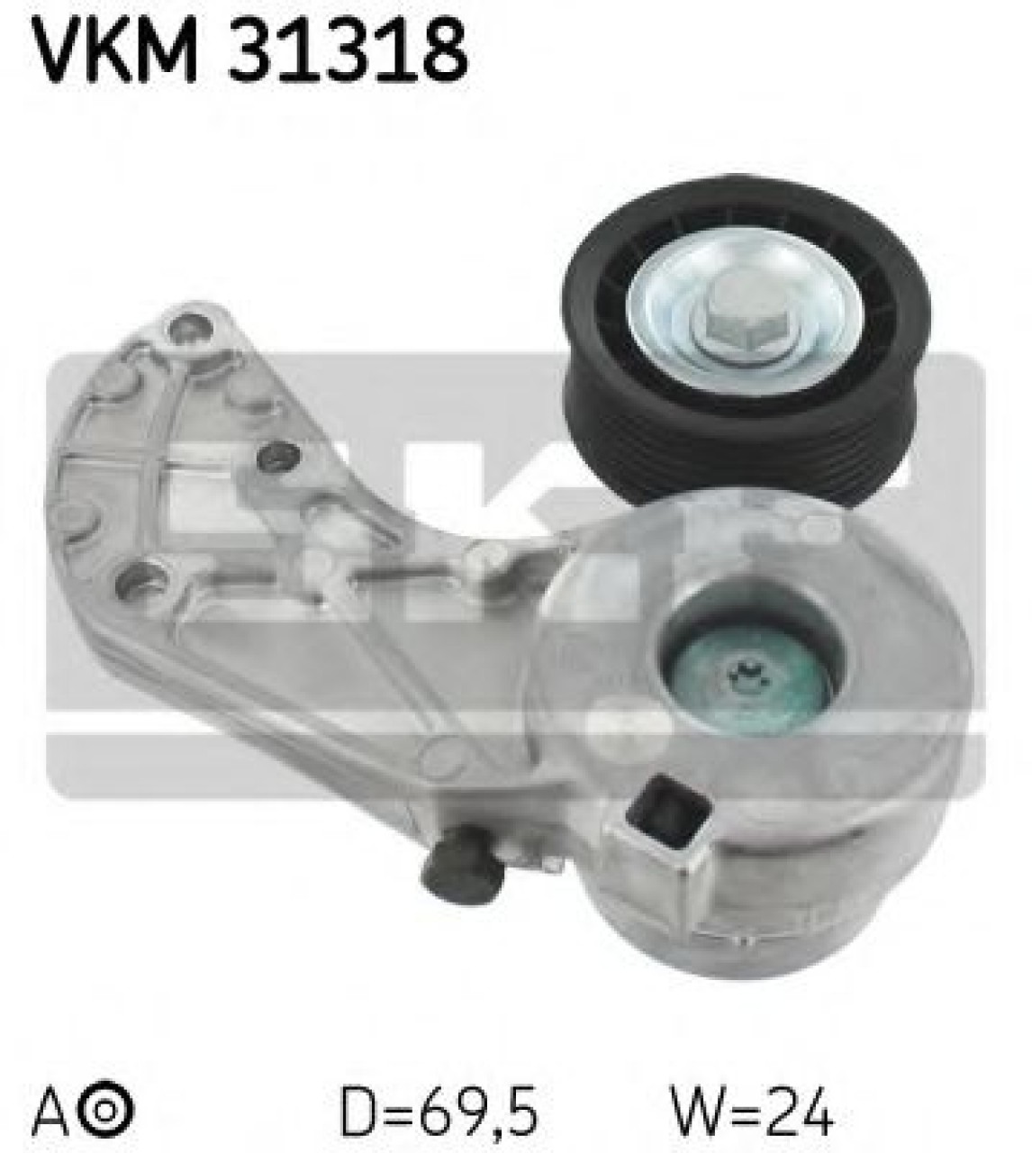 Rola intinzator,curea transmisie AUDI Q7 (4L) (2006 - 2015) SKF VKM 31318 piesa NOUA