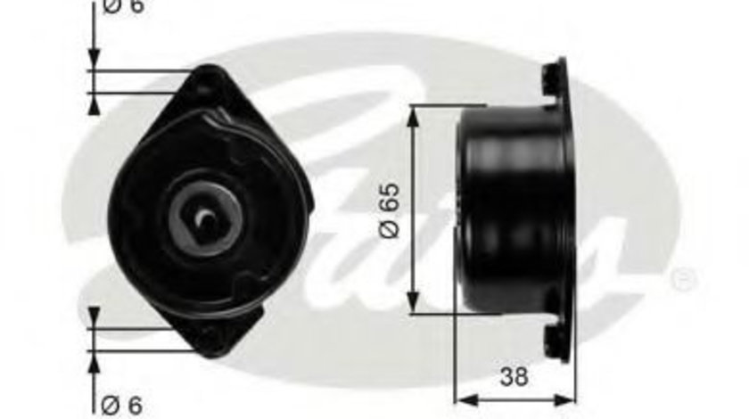 Rola intinzator,curea transmisie BMW Seria 3 Touring (E46) (1999 - 2005) GATES T39089 piesa NOUA