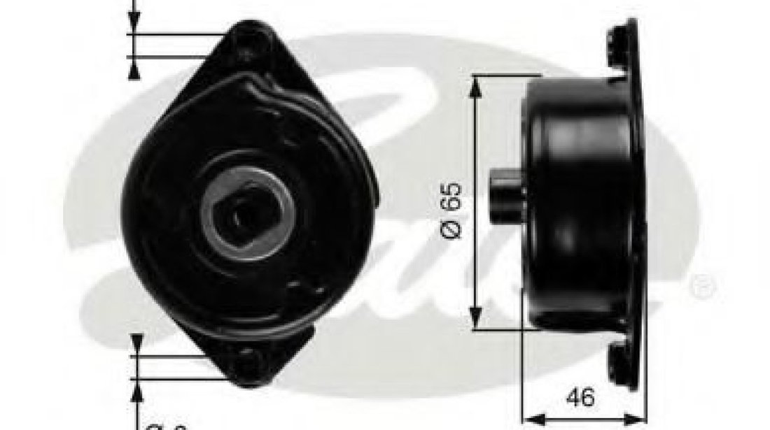 Rola intinzator,curea transmisie BMW X5 (E53) (2000 - 2006) GATES T39006 piesa NOUA