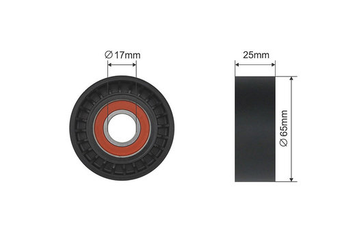 ROLA INTINZATOR CUREA TRANSMISIE, CHEVROLET AVEO, OPEL CORSA E 1.3D 07.11-