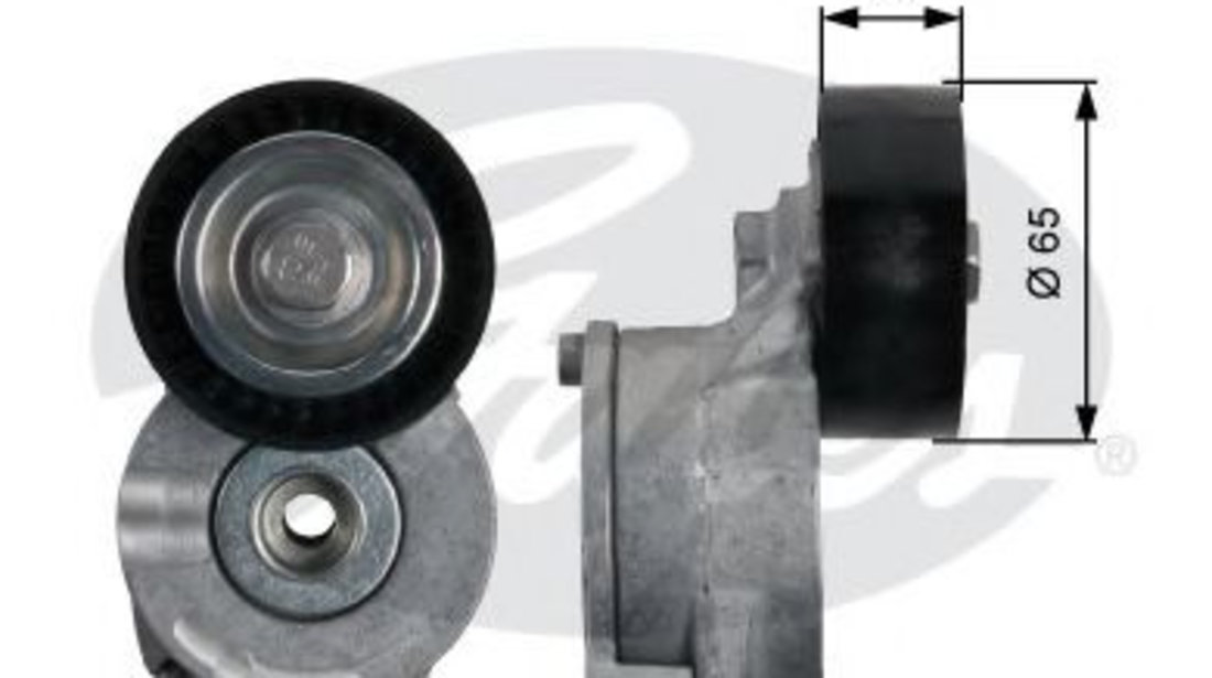 Rola intinzator,curea transmisie CITROEN DS4 (2011 - 2015) GATES T39186 piesa NOUA