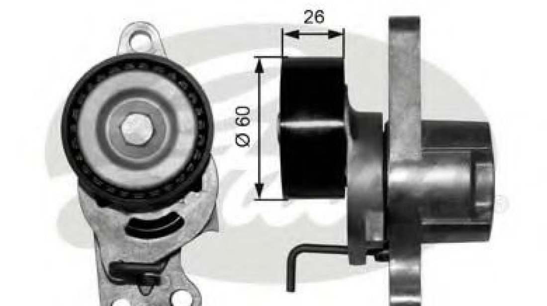 Rola intinzator,curea transmisie CITROEN NEMO combi (2009 - 2016) GATES T39055 piesa NOUA