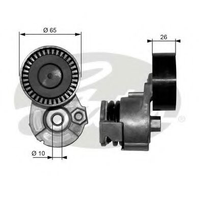 Rola intinzator,curea transmisie DACIA LOGAN II (2012 - 2016) GATES T39009 piesa NOUA