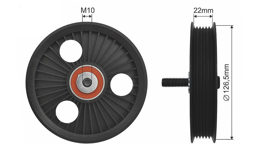 ROLA INTINZATOR CUREA TRANSMISIE, DACIA LOGAN, LOGAN MCV, SANDERO, NISSAN ALMERA II, KUBISTAR, MICRA III, NOTE, RENAULT CLIO, CLIO II, CLIO III, GRAND SCENIC II, KANGOO 1.4-1.6ALK 08.97-