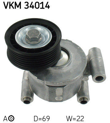 Rola intinzator,curea transmisie deasupra (VKM34014 SKF) FORD,FORD AUSTRALIA,MAZDA,VOLVO