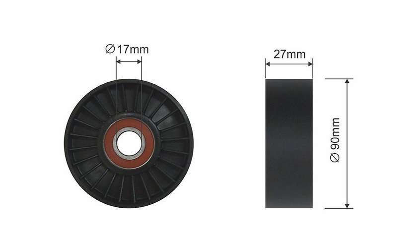 ROLA INTINZATOR CUREA TRANSMISIE, DODGE NITRO, JEEP COMMANDER, GRAND CHEROKEE II, GRAND CHEROKEE III 3.7/4.7 04.99-12.12