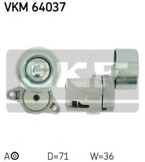 Rola intinzator,curea transmisie MAZDA 6 (GG) (2002 - 2008) SKF VKM 64037 piesa NOUA