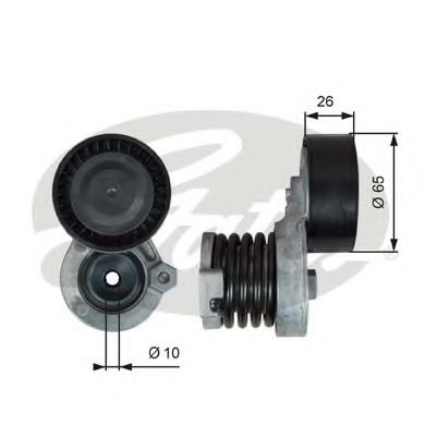 Rola intinzator,curea transmisie NISSAN QASHQAI (J11) (2013 - 2016) GATES T39340 piesa NOUA