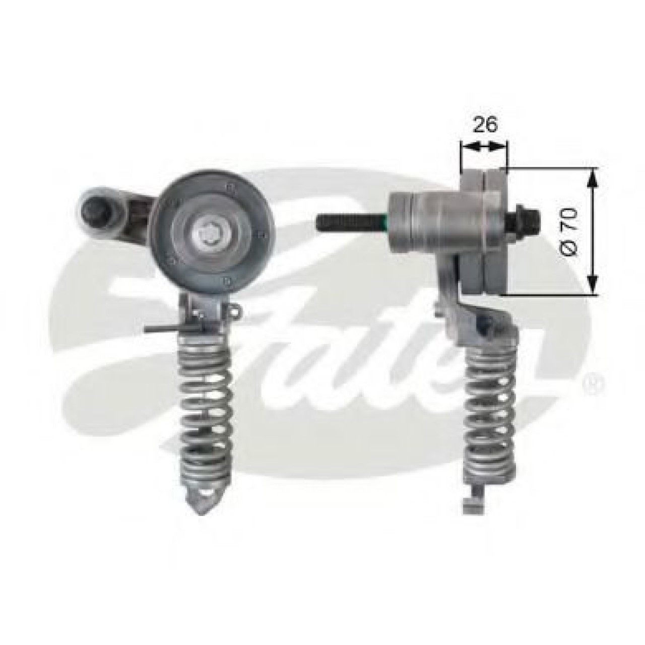 Rola intinzator,curea transmisie OPEL ASTRA H (L48) (2004 - 2016) GATES T38344 piesa NOUA