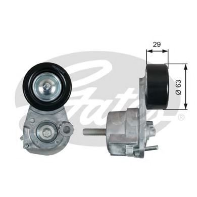 Rola intinzator,curea transmisie OPEL ASTRA J GTC (2011 - 2016) GATES T39291 piesa NOUA