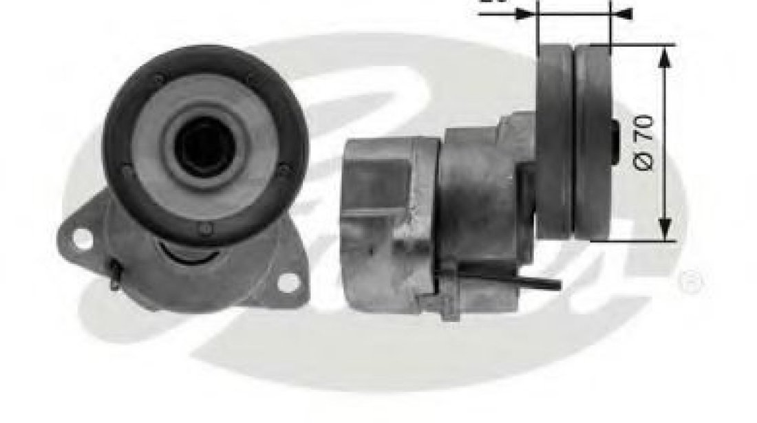 Rola intinzator,curea transmisie OPEL VECTRA B (36) (1995 - 2002) GATES T38154 piesa NOUA