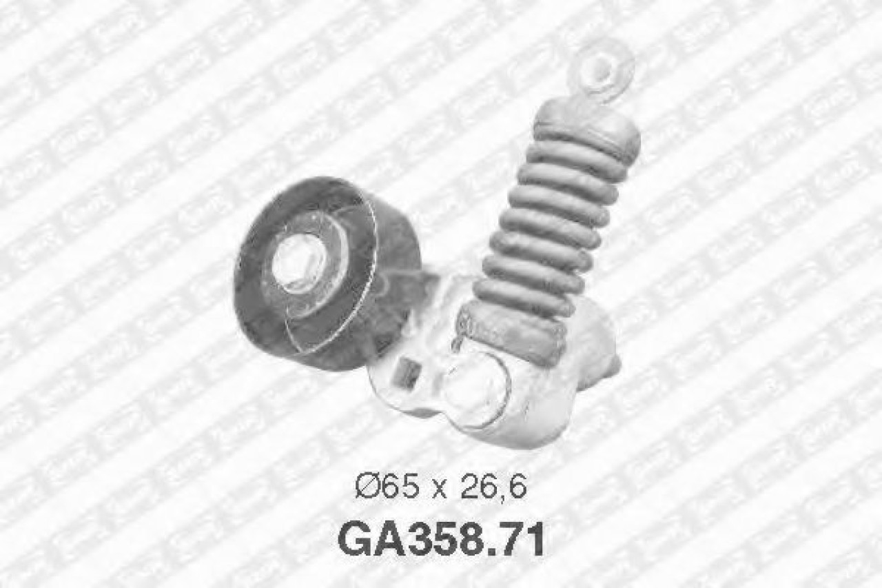 Rola intinzator,curea transmisie PEUGEOT 206 CC (2D) (2000 - 2016) SNR GA358.71 piesa NOUA