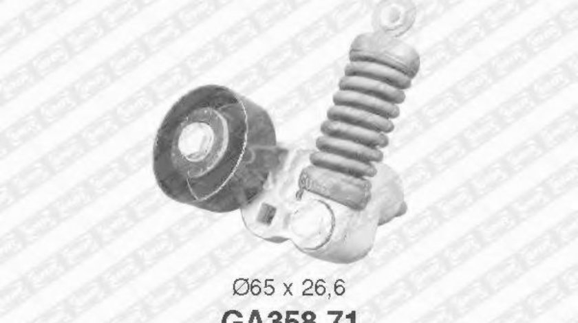 Rola intinzator,curea transmisie PEUGEOT 206 Hatchback (2A/C) (1998 - 2016) SNR GA358.71 piesa NOUA