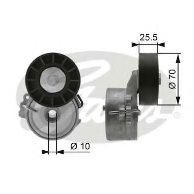 Rola intinzator,curea transmisie PEUGEOT 807 (E) (2002 - 2016) GATES T38392 piesa NOUA