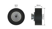 ROLA INTINZATOR CUREA TRANSMISIE, RENAULT CLIO I, ...