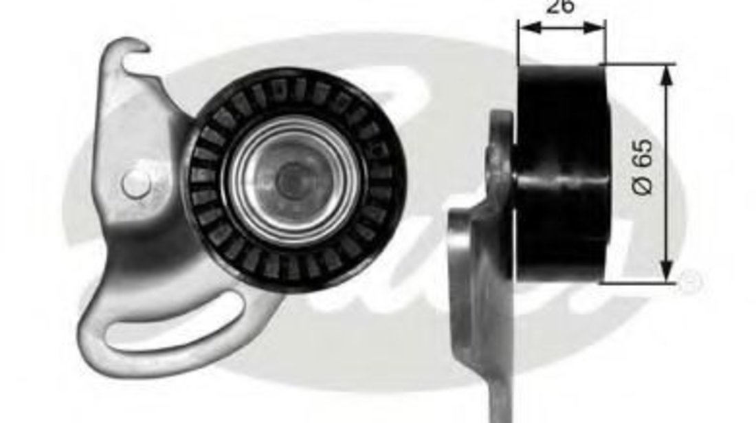 Rola intinzator,curea transmisie RENAULT GRAND SCENIC II (JM0/1) (2004 - 2016) GATES T38347 piesa NOUA