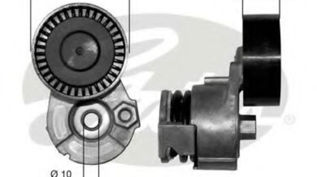 Rola intinzator,curea transmisie RENAULT LAGUNA III Grandtour (KT0/1) (2007 - 2016) GATES T39009 piesa NOUA